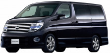 Nissan Elgrand  II правый руль (E51 5 мест) 2002-2010